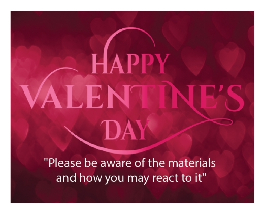 Picture of Gift card for Valentine(Warning) @400pc