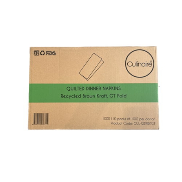 Picture of Dinner Napkin Quilted Kraft Gt Culinaire Pk/100