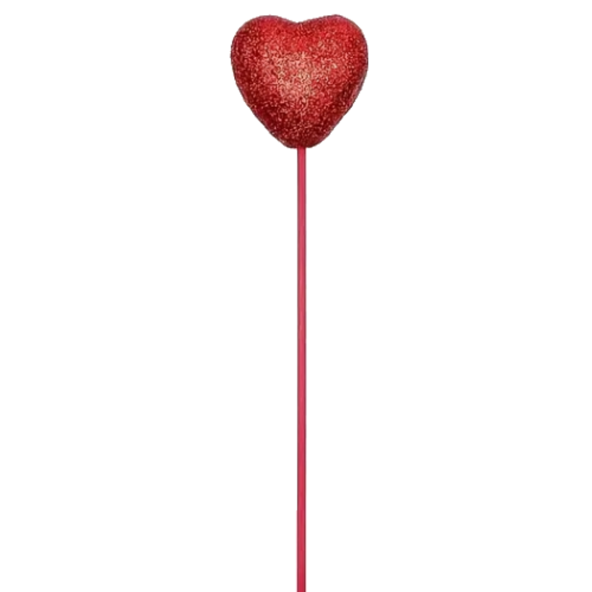 Picture of Stems Heart Glittery Red 12packs