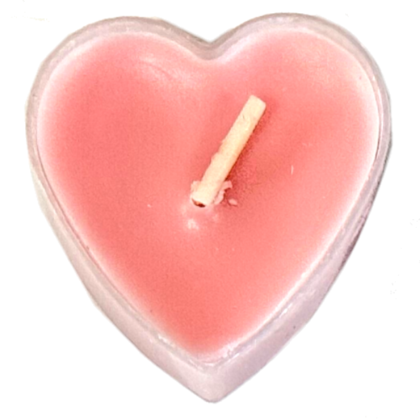 Picture of Candles tea unscented heart-shaped 10pcs - copy