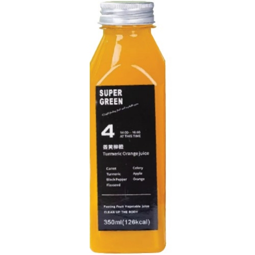 Picture of Square Plastic Bottle 350ml Takeaway Packaging Empty Bottle