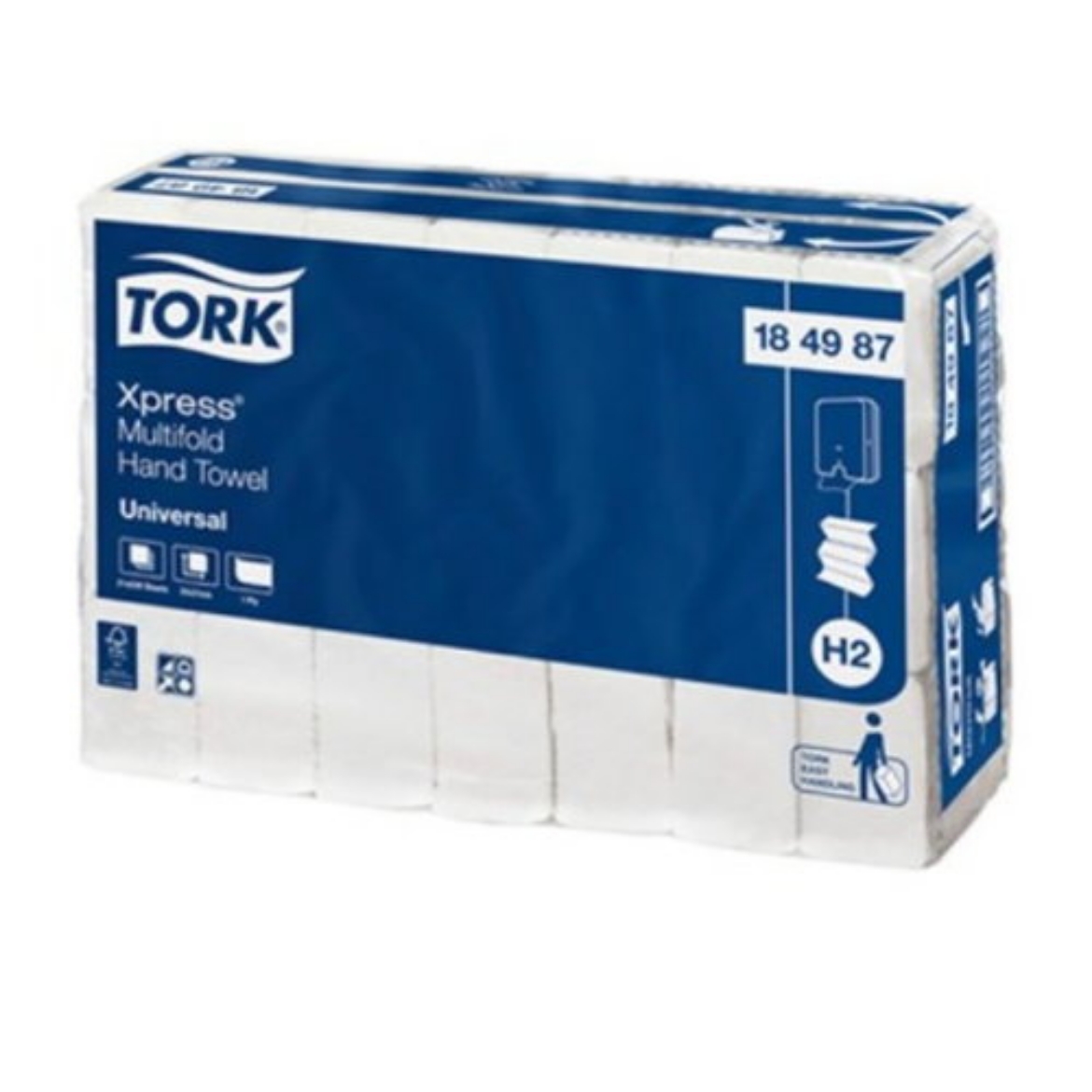 Picture of Hand Towel Xpress Universal Multifold Slimline Paper White 1ply 230/Sheets 21 pcs