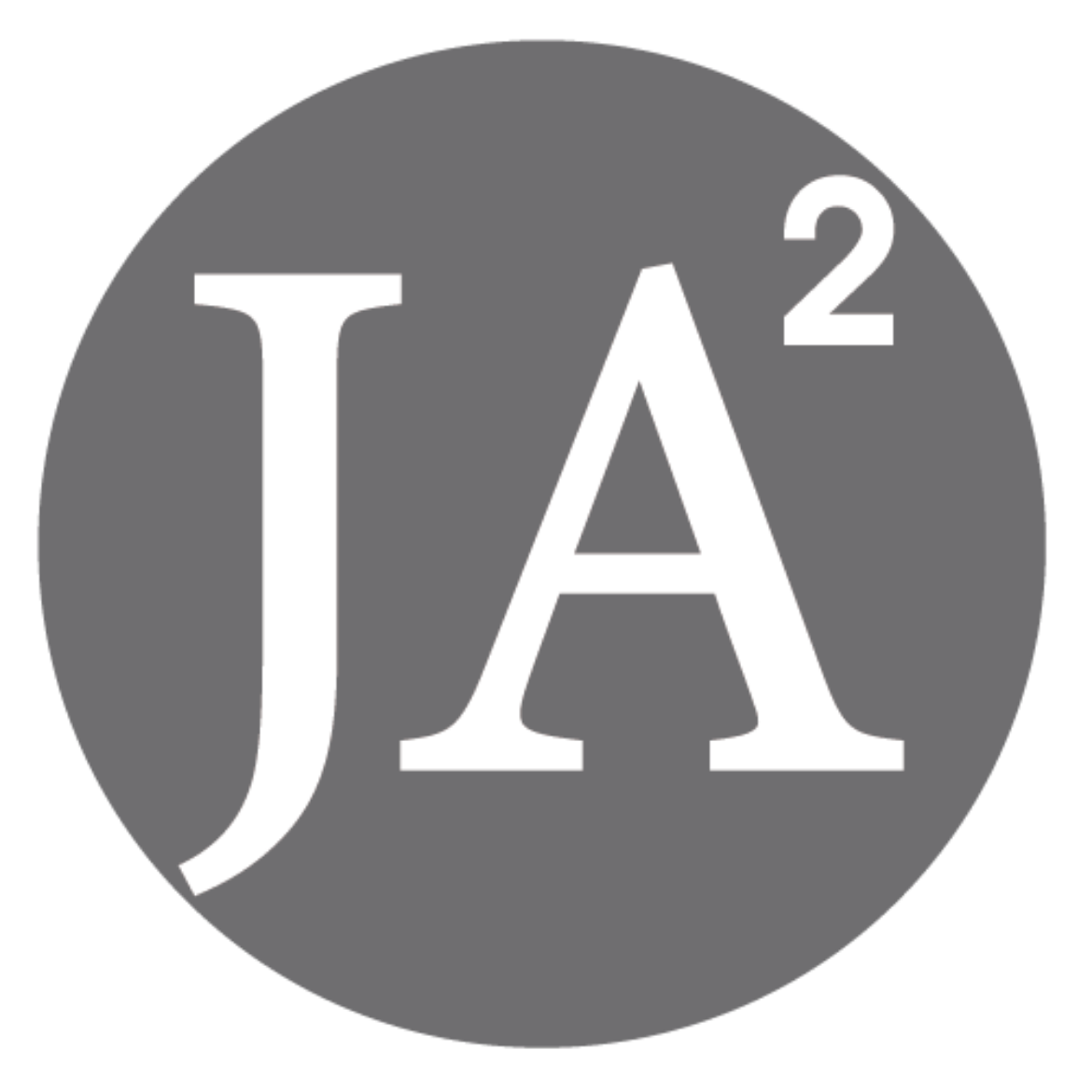 Picture of Sticker round ja2 label waterproof Grey 5cm*5cm
