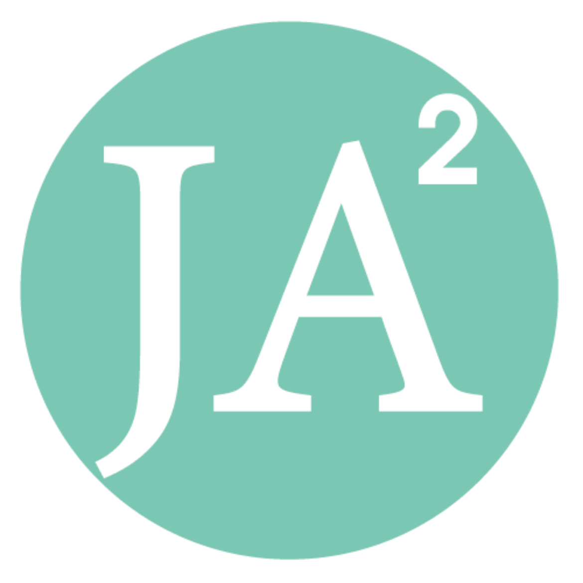 Picture of Sticker round ja2 label waterproof Turquoise 5cm*5cm
