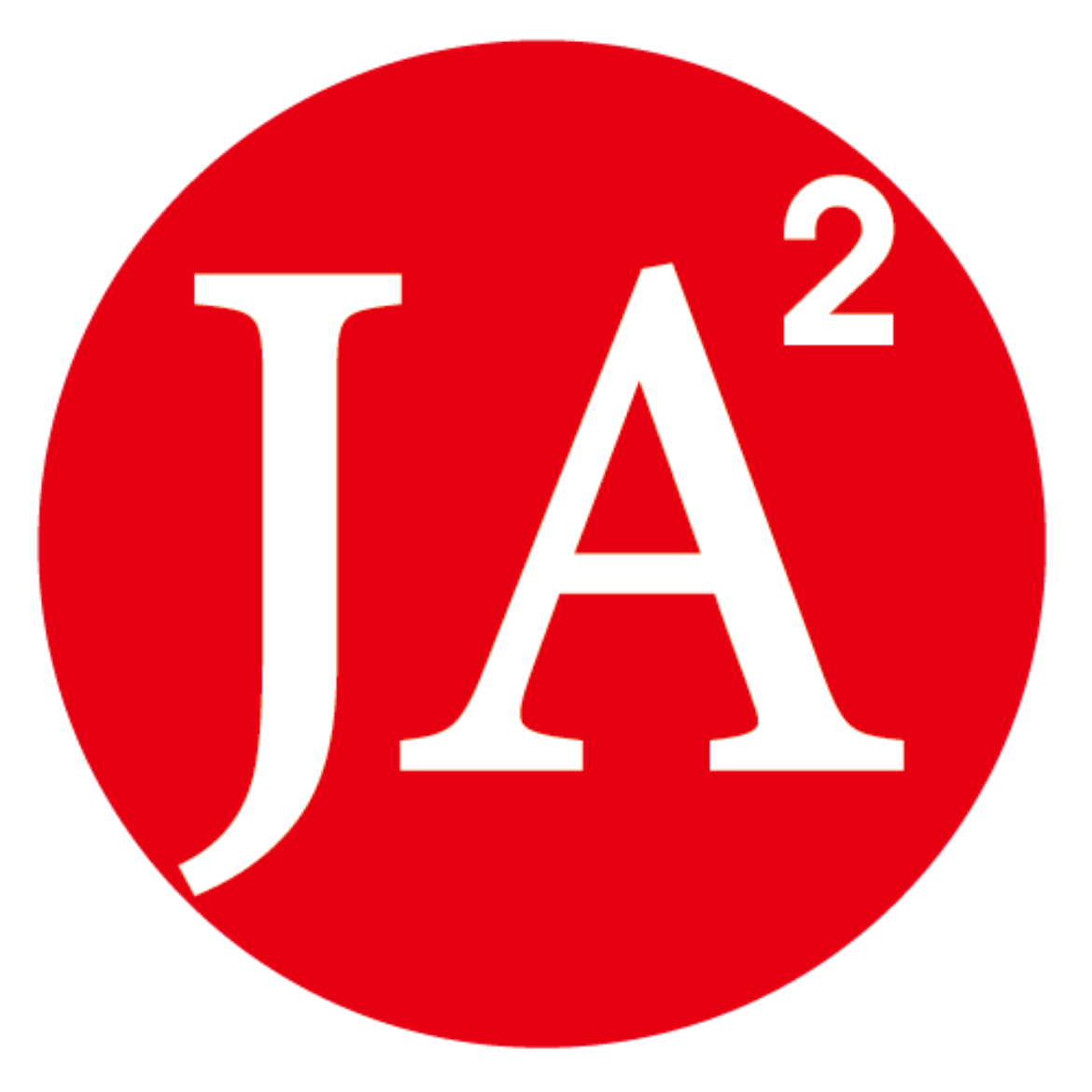 Picture of Sticker round ja2 label waterproof Red 5cm*5cm