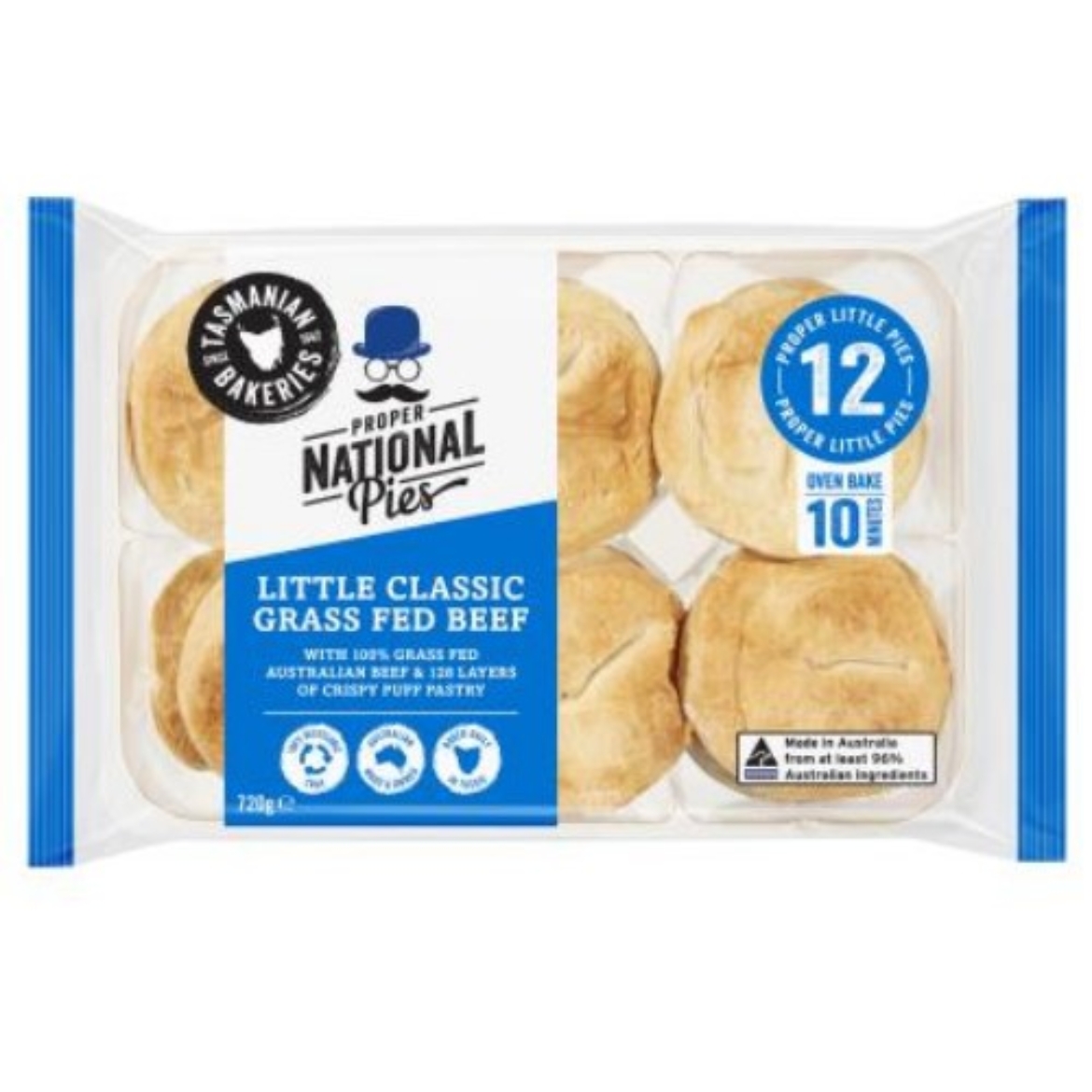 Picture of Pies Party Proper Little Classic Beef 48x60g-NATIONAL PIES