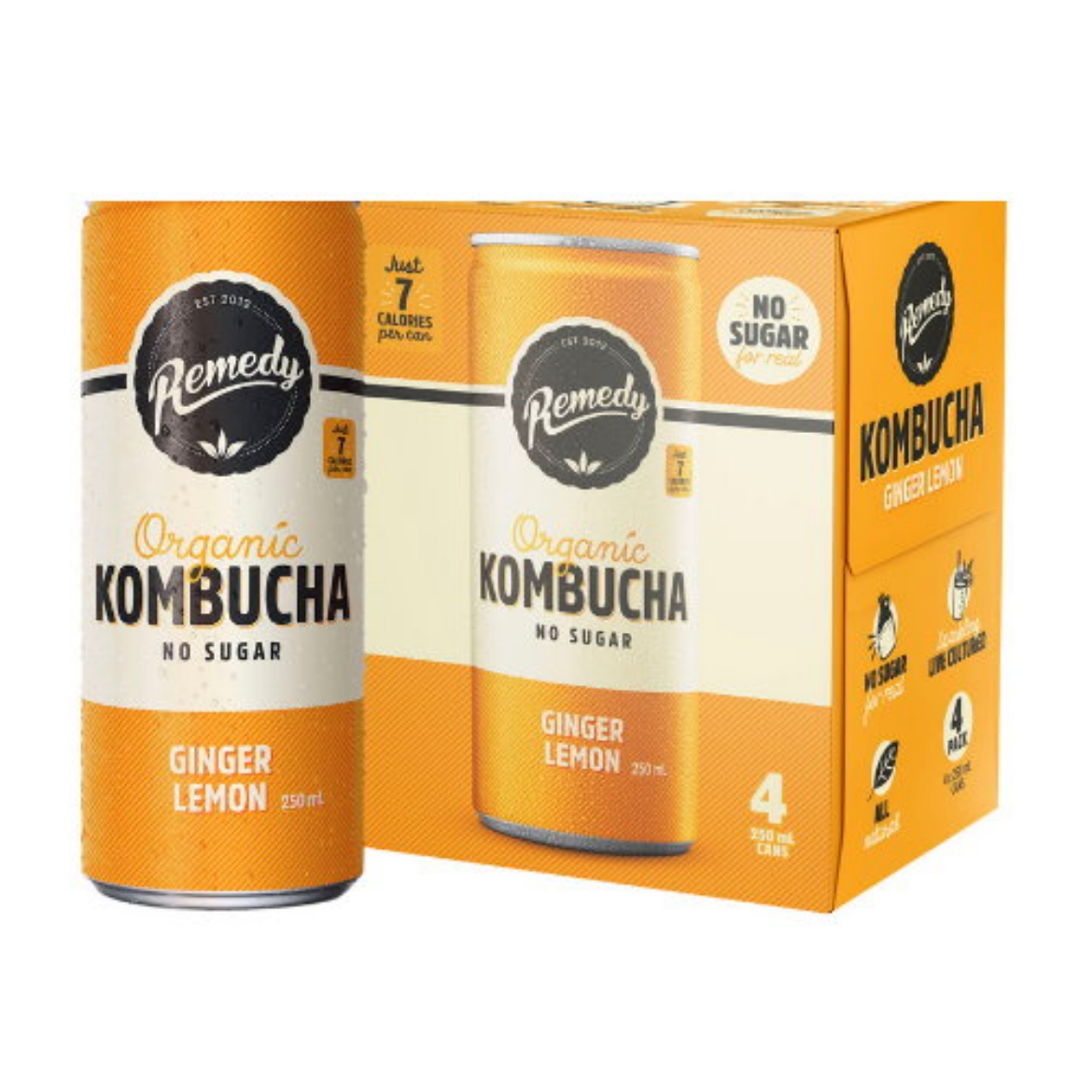 Picture of Drink Kombucha Ginger & Lemon-Remedy
