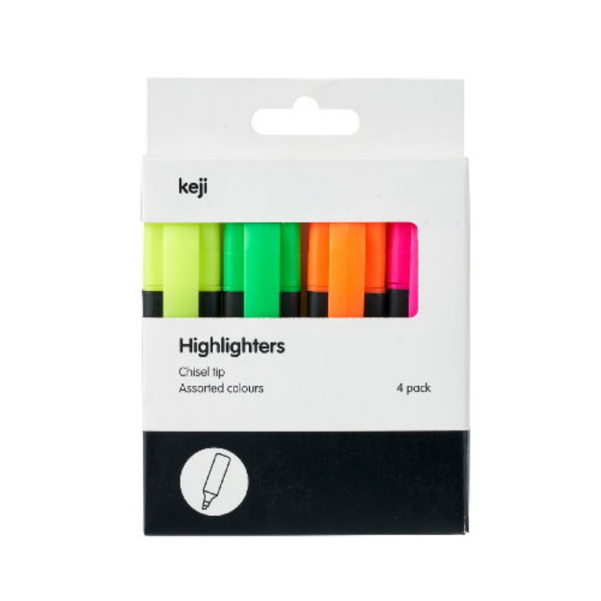 Picture of Highlighters Chisel Assorted-Keji