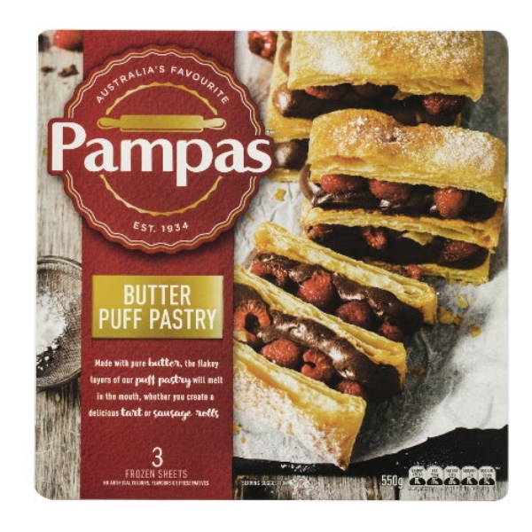 Picture of Puff Pastry Butter 550g-Pampas 