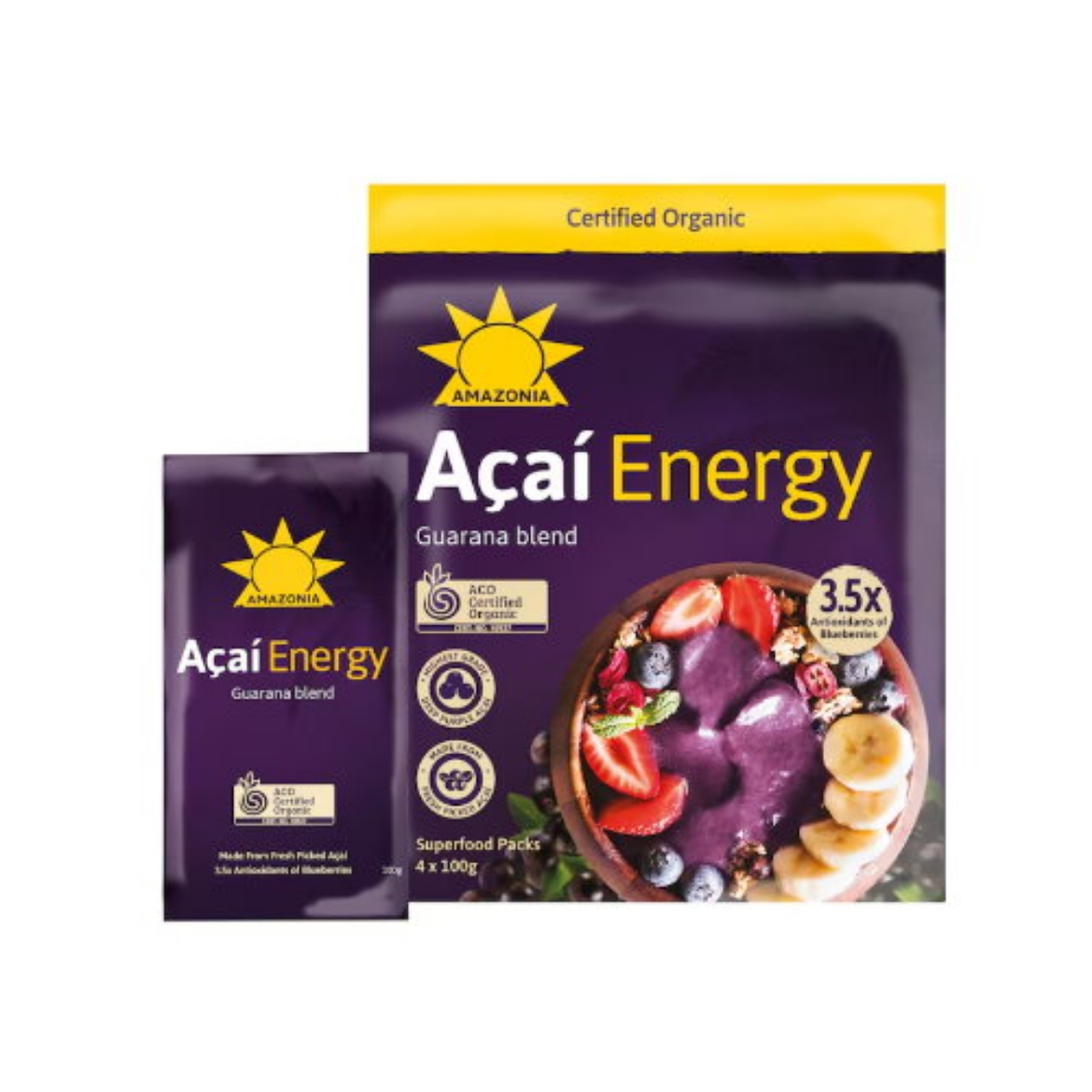 Picture of Superfood Energy Acai 100g X4 Pack-Amazonia