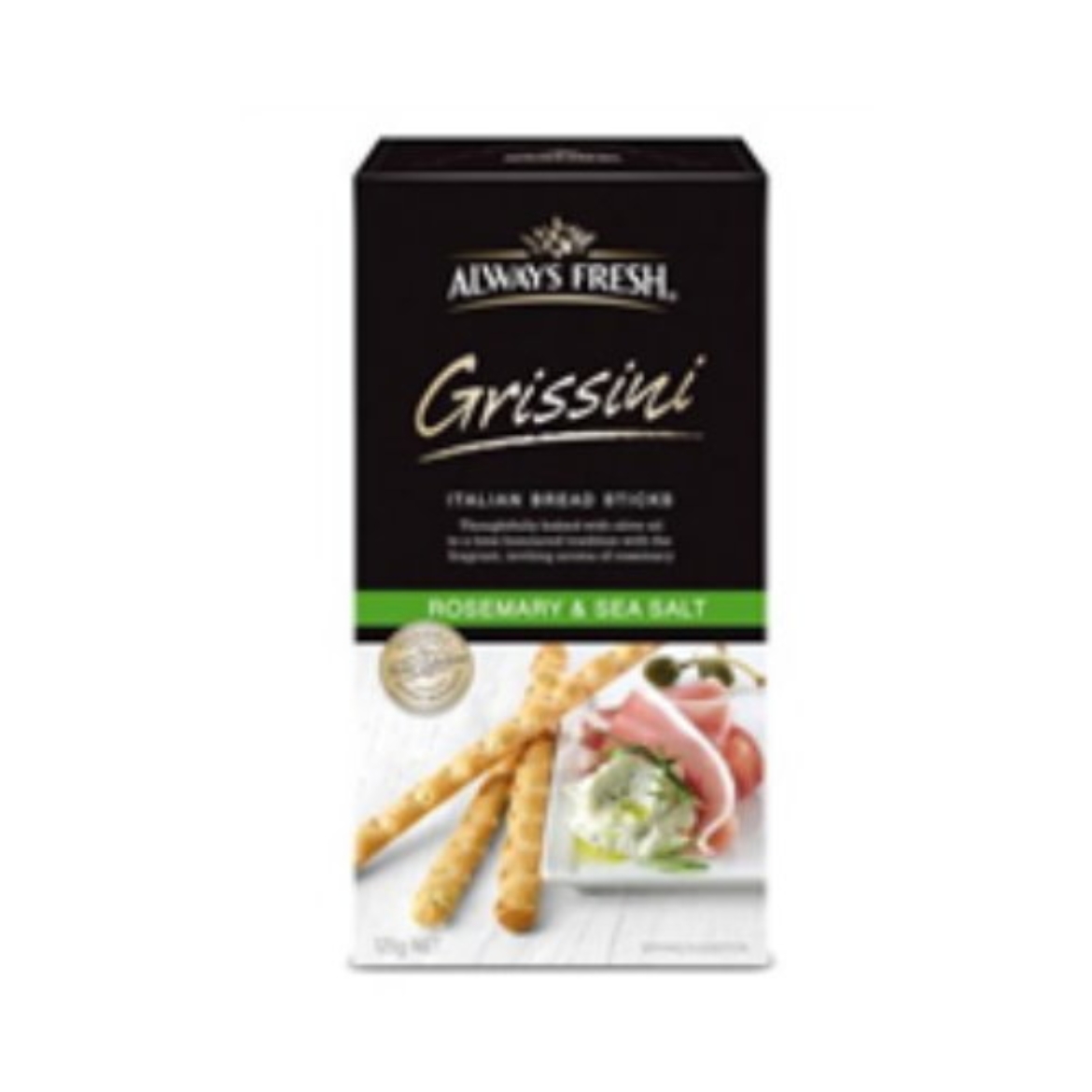 Picture of Breadsticks Grissini Rosemary and Sea Salt 6*125g -Always Fresh