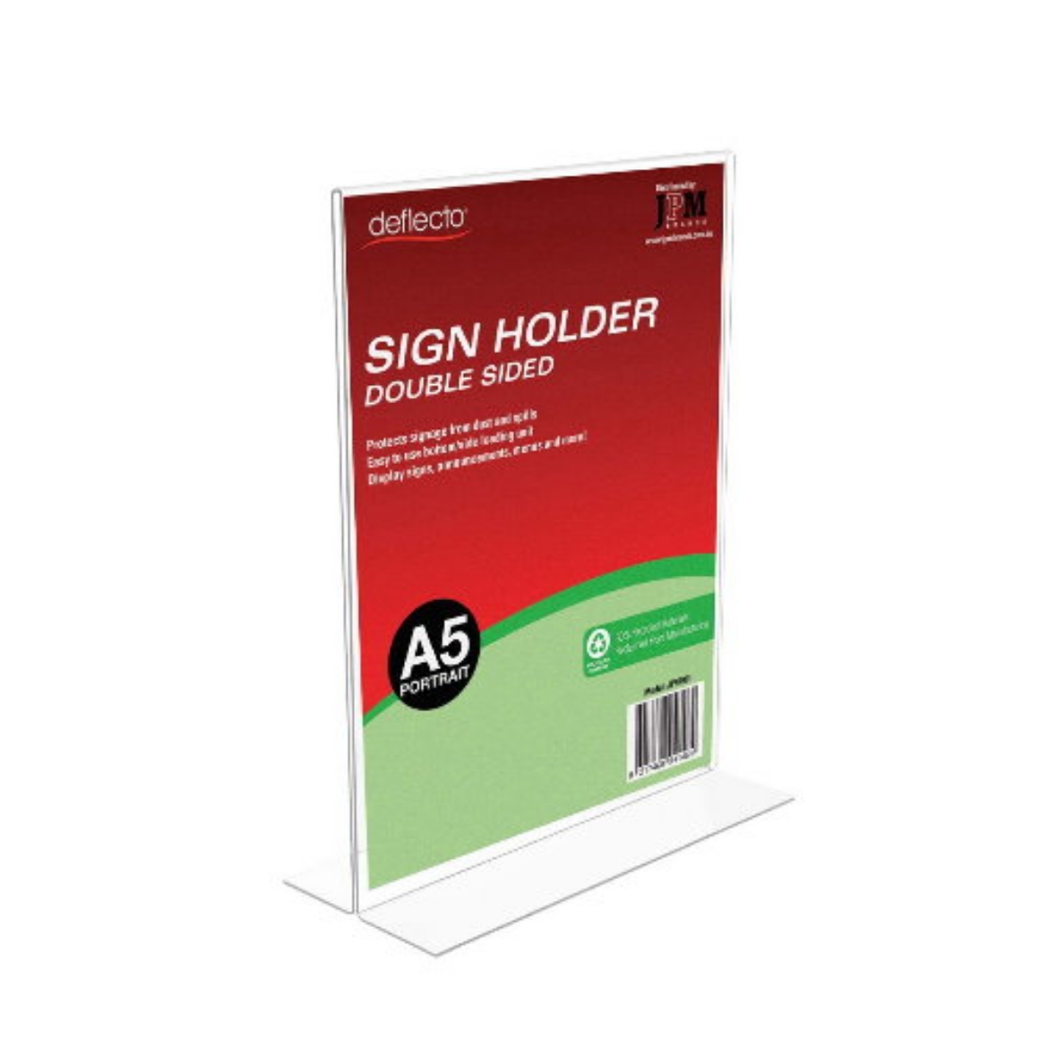 Picture of A5 Sign Holder Double Sided Portrait-Deflecto