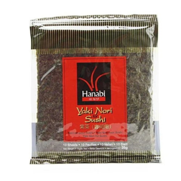 Picture of Yaki Nori For Sushi 10 sheets-Hanabi 