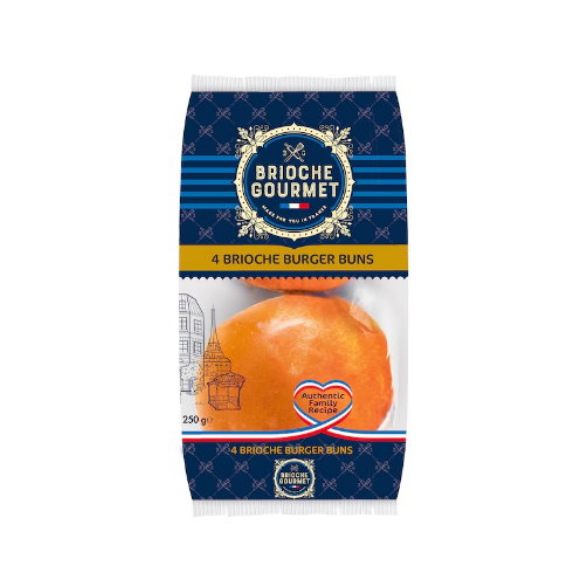 Picture of Burger Buns 4 Packs 250g-Brioche Gourmet
