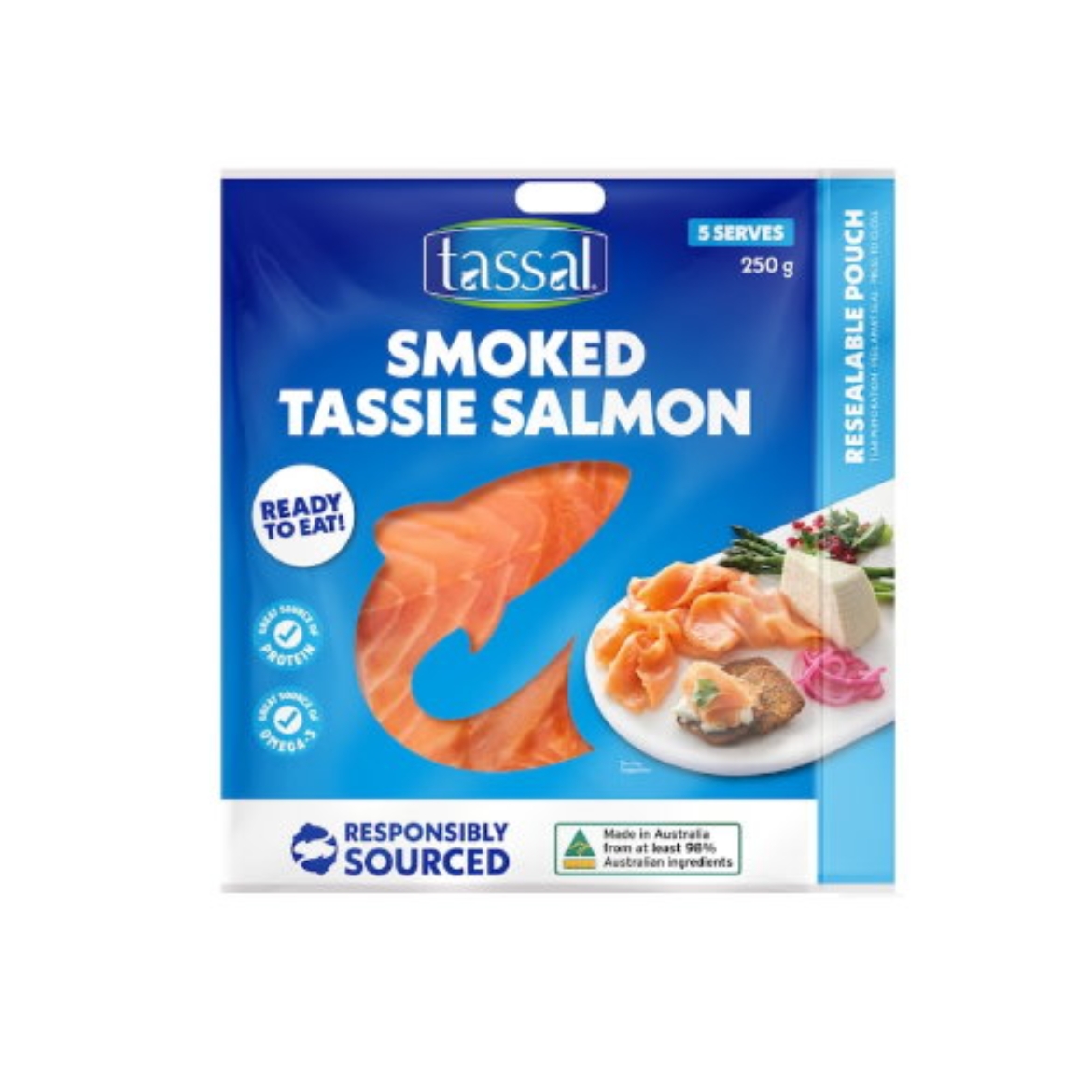 Smoked Salmon 250g-Tassal の画像