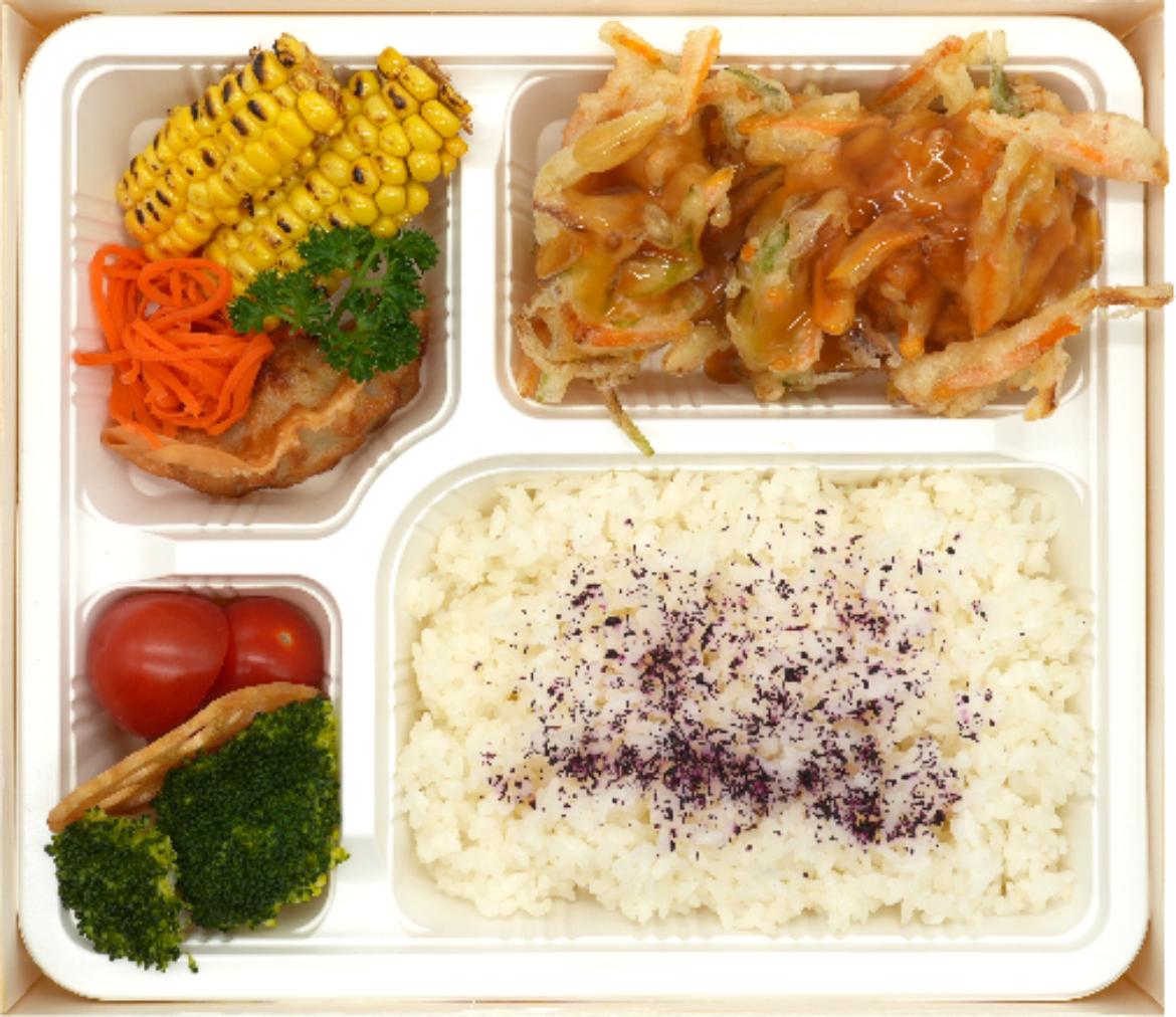 Vegetable Tempura Bento(V, VG) の画像