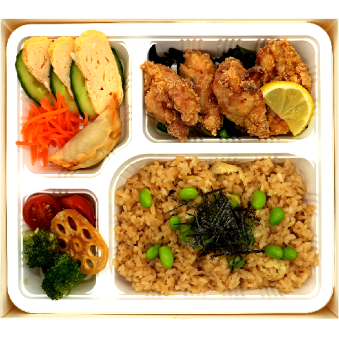 Picture of Takikomi Rice with Chicken Karaage Bento