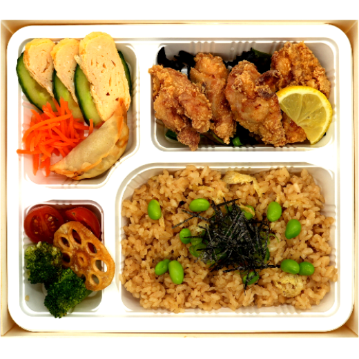 Picture of Takikomi Rice with Chicken Karaage Bento