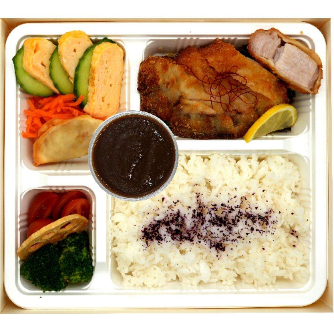 图片 Black Curry & Pork Katsu Bento