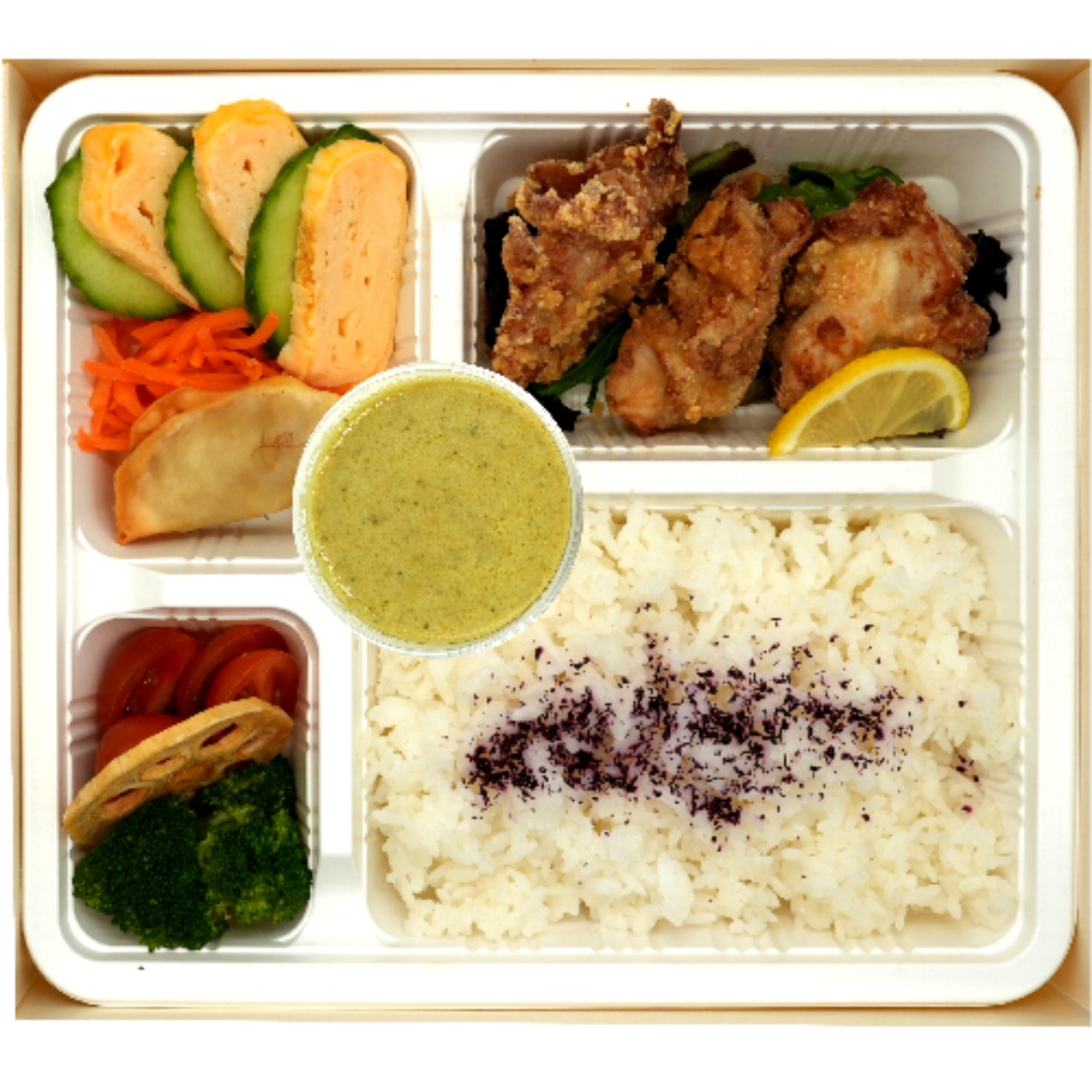 Picture of Green Curry & Chicken Karaage Bento