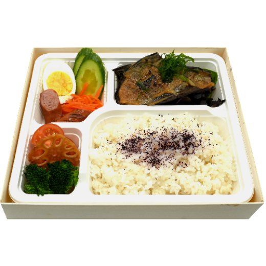 Picture of Black Curry & Miso Eggplant Bento