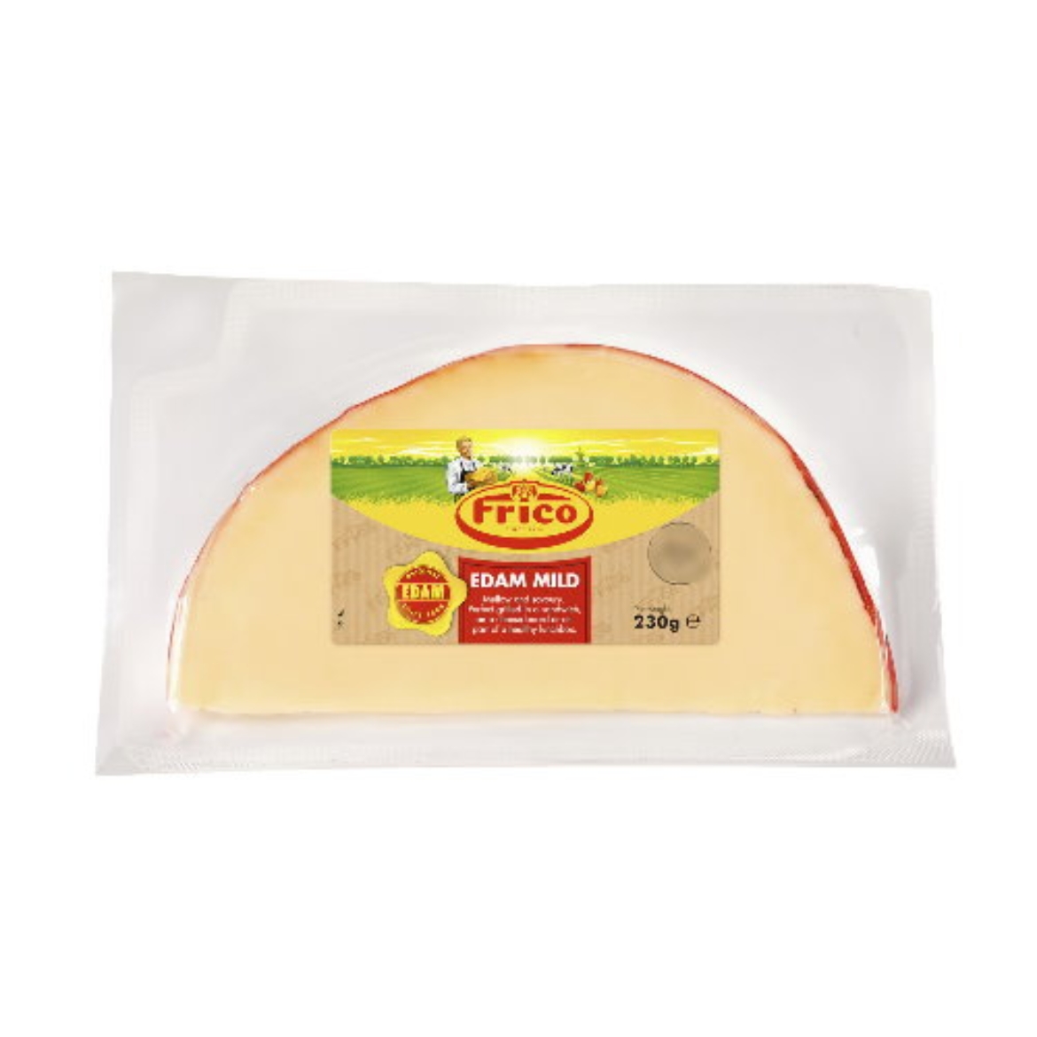 Cheese Wedge Mild Edam 230g-Frico の画像