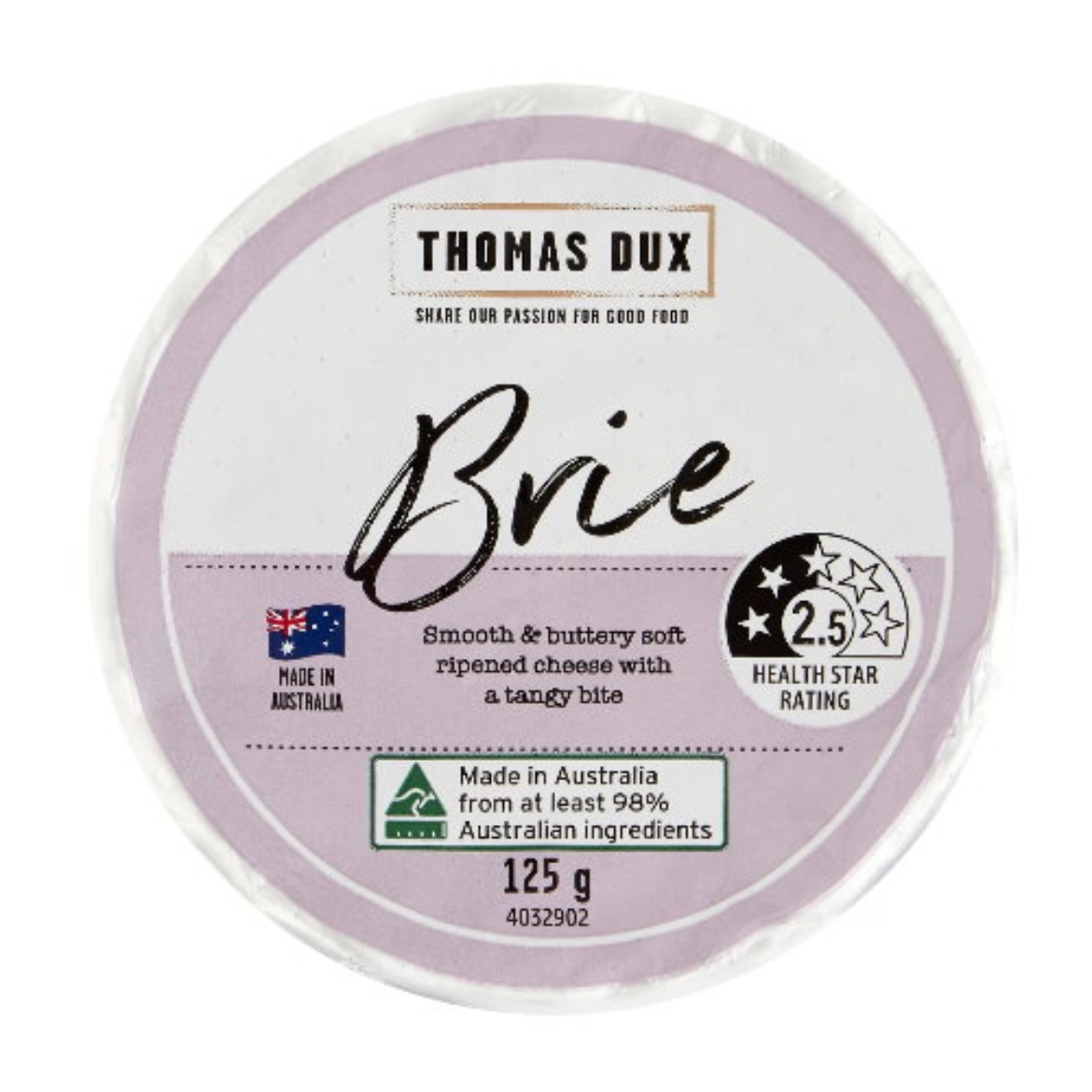 Brie Cheese 125g-Thomas Dux の画像