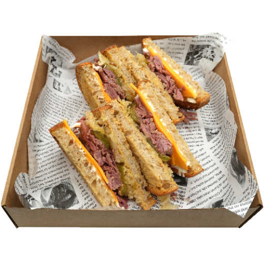 Beef Reuben Sandwich(1pc) の画像
