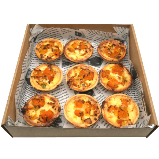 Picture of Mini Quiche Pumpkin, Feta and Leek(1pc)(V)