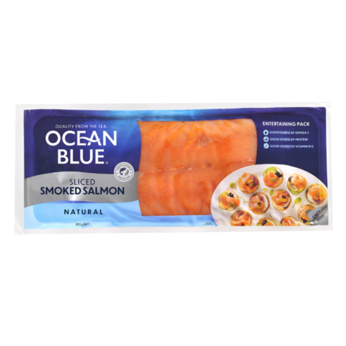 Picture of Salmon Smoked 300g-Ocean Blue 