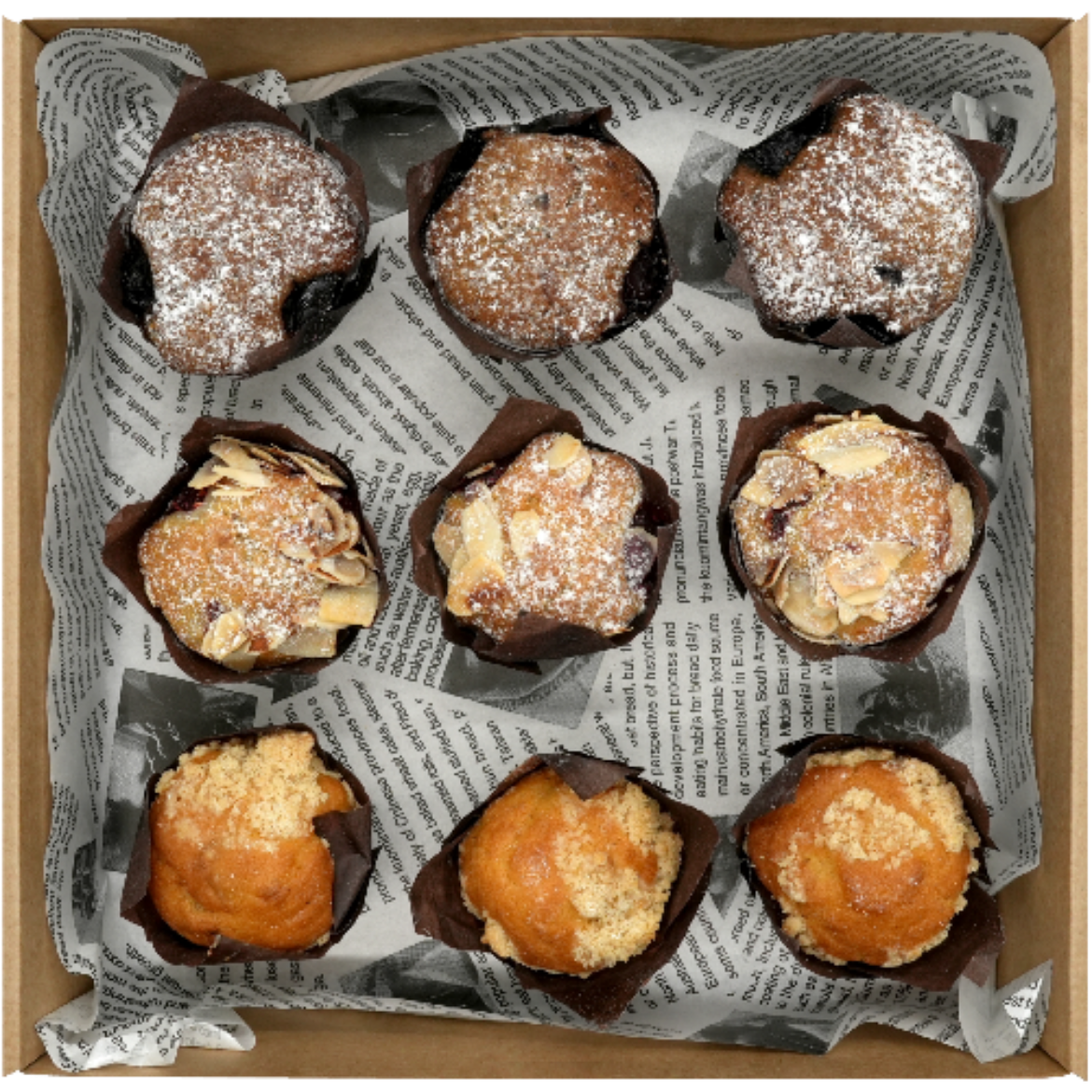 图片 Mixed Mini Muffin Platter(9pcs)(V)