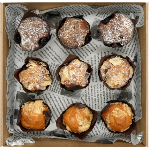图片 Mixed Mini Muffin Platter(9pcs)(V)