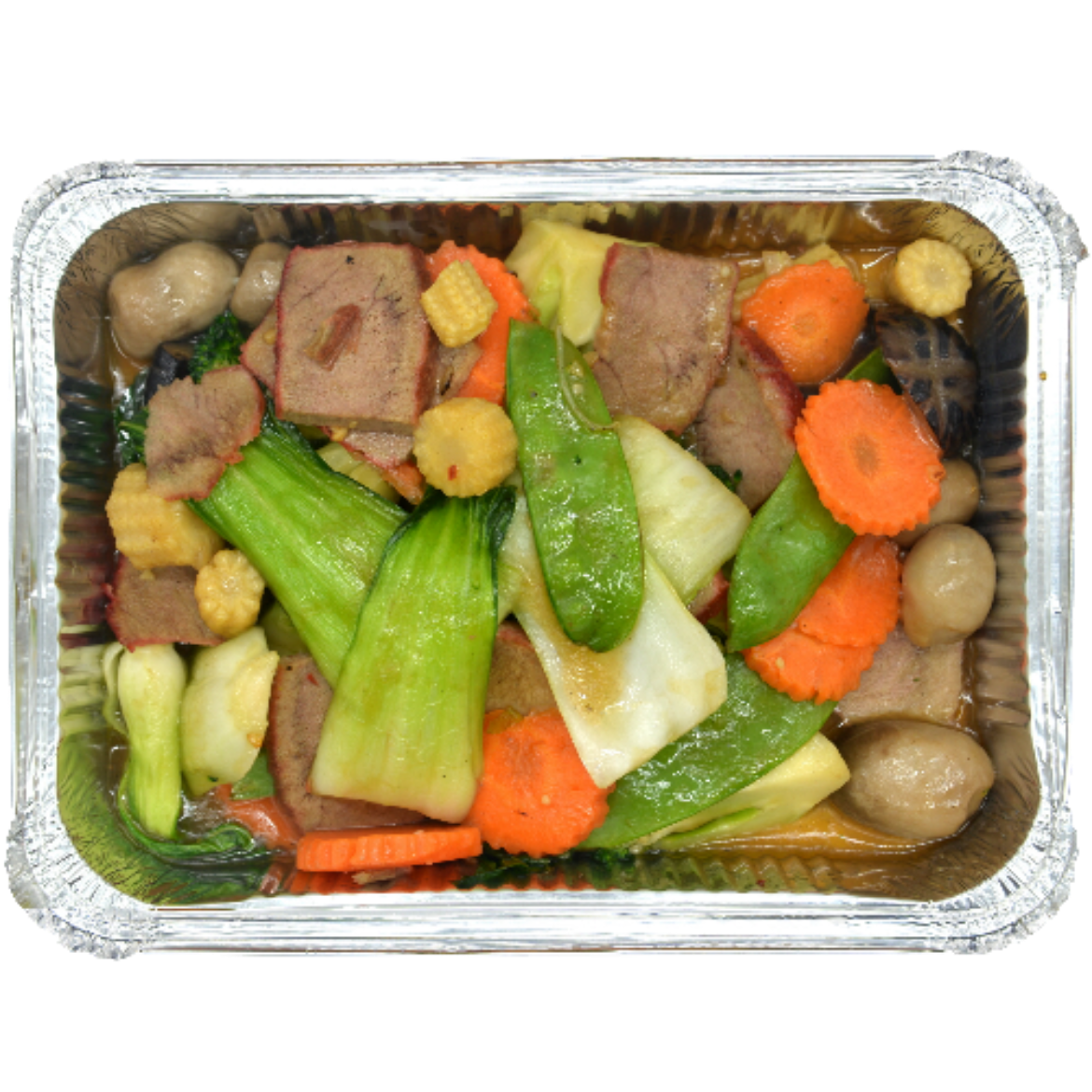 图片 Barbecued Pork with Mushrooms and Vegetables(400g)