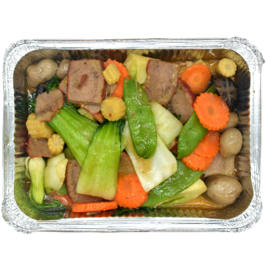 图片 Barbecued Pork with Mushrooms and Vegetables(400g)