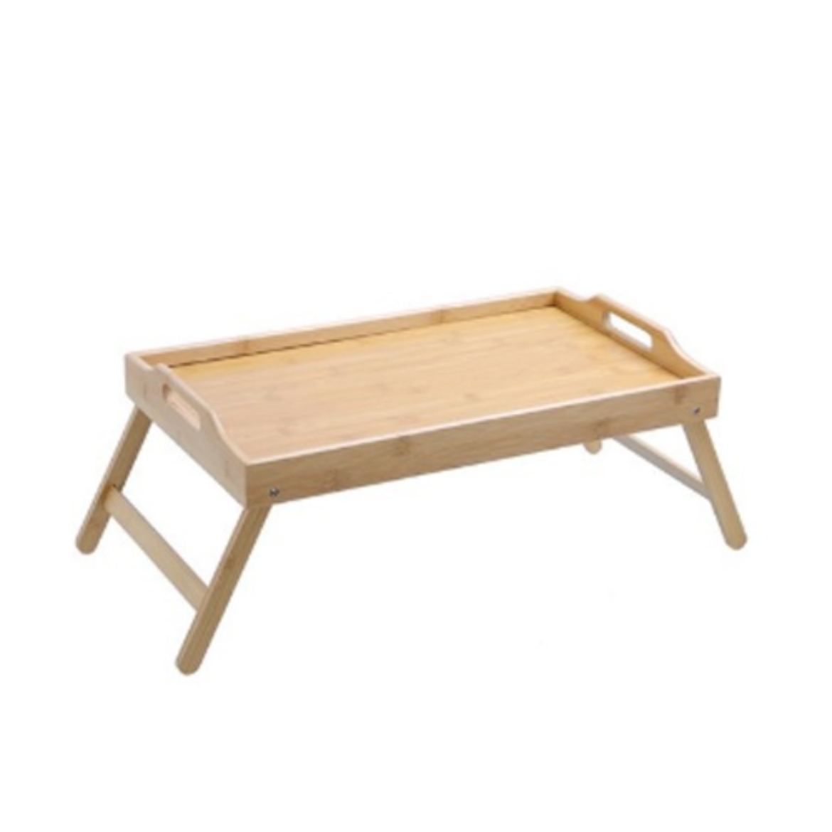 Bamboo foldaway table  の画像