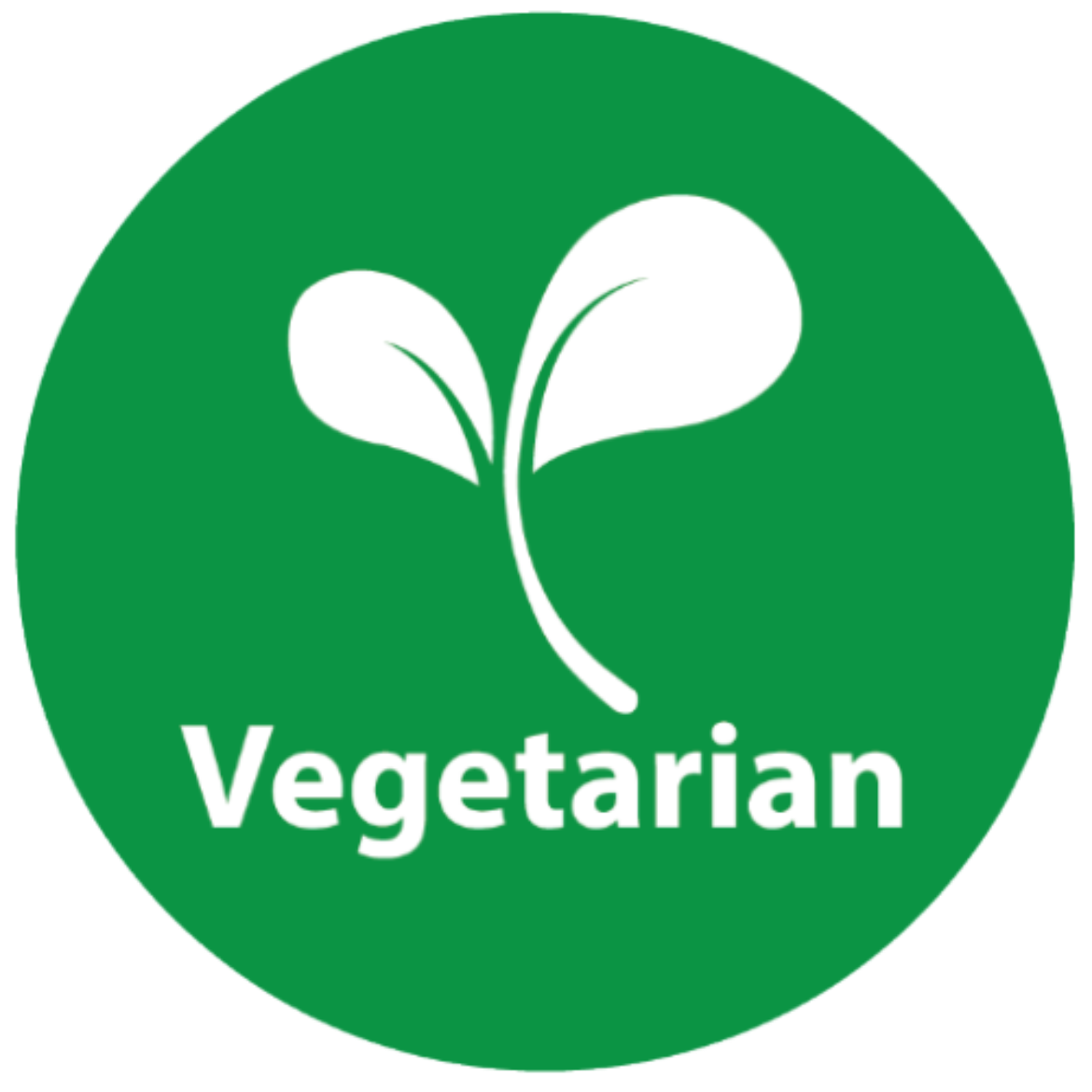 Picture of Rolling Label - Vegetarian - Rounded 20mm