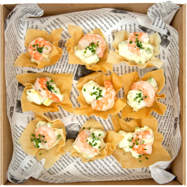 Picture of Wonton Shell with Shrimp and Avocado(1pc)