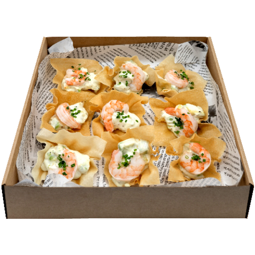 Wonton Shell with Shrimp and Avocado(1pc) の画像