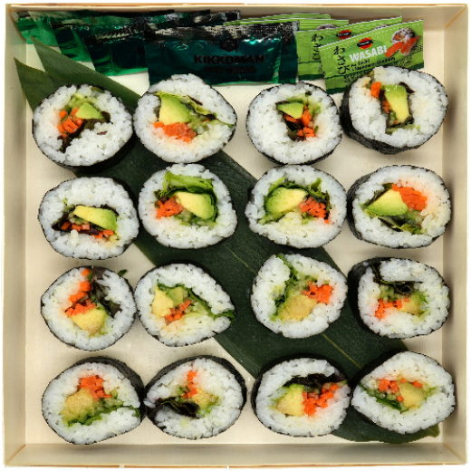图片 Vegetable Sushi Roll(8pcs)(GF,V,VG)
