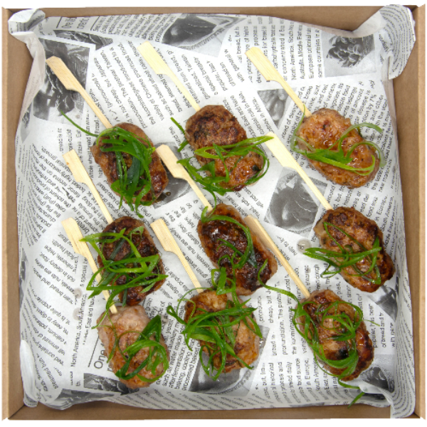 Tsukune Skewer with Yakitori Sauce(1pc) の画像