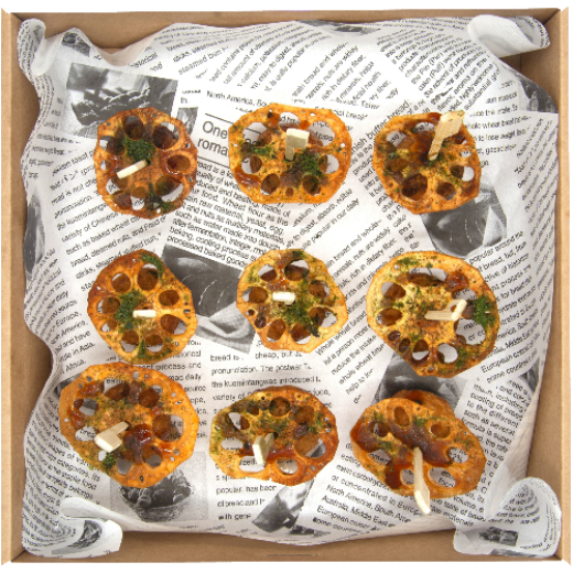 图片 Takoyaki and Lotus Root Chips Skewer(1pc)