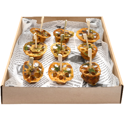 图片 Takoyaki and Lotus Root Chips Skewer(1pc)