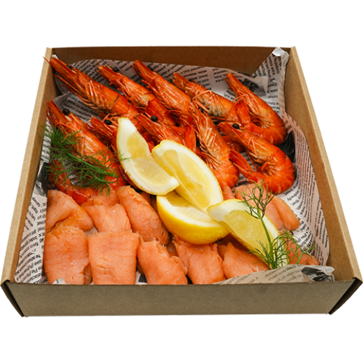 Picture of Classic Seafood Platter(Smoked Salmon 200g, Cooked Prawn x 10-12pcs)(GF)