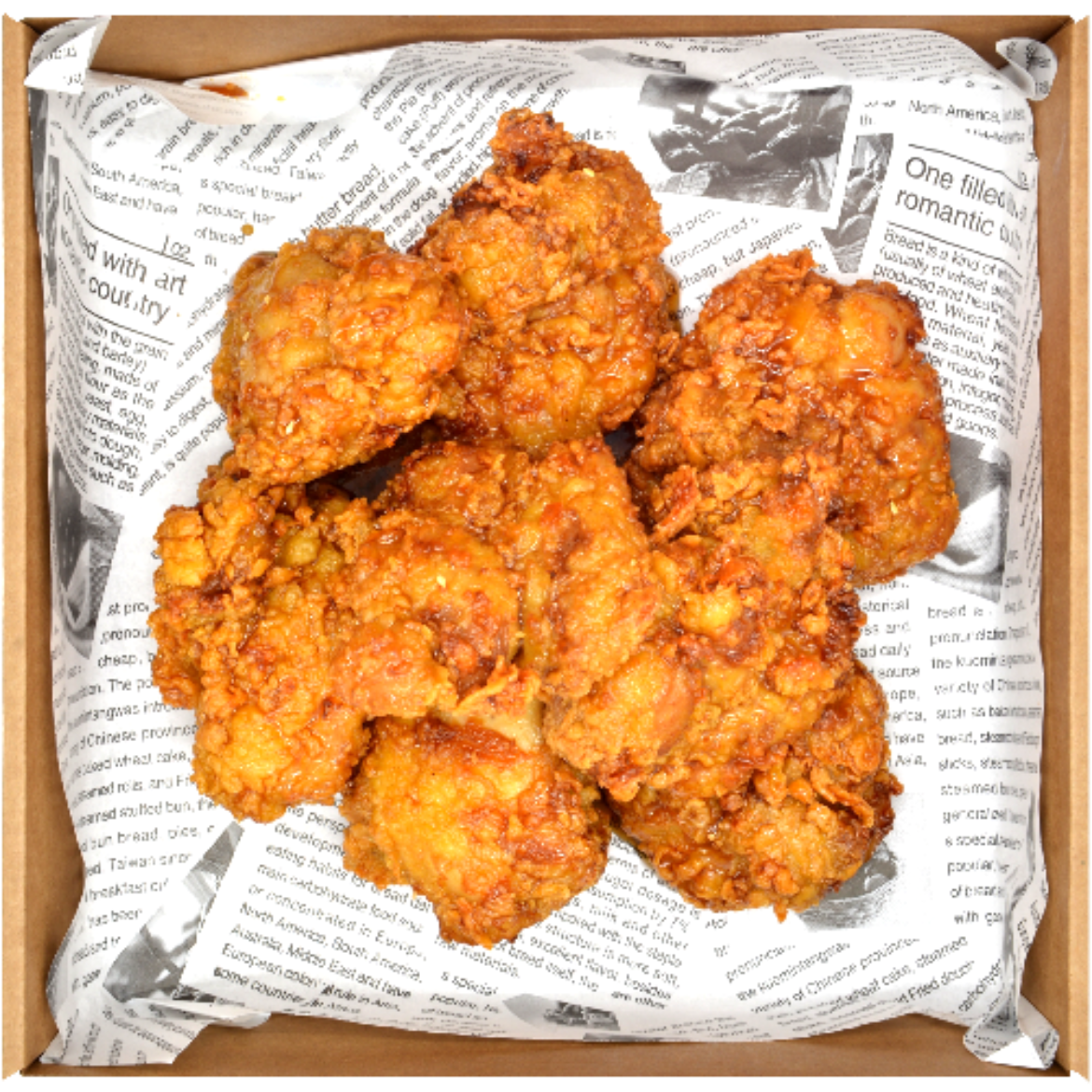 Picture of Korean Fried Boneless Chicken with Soy Garlic Sauce(8pcs)