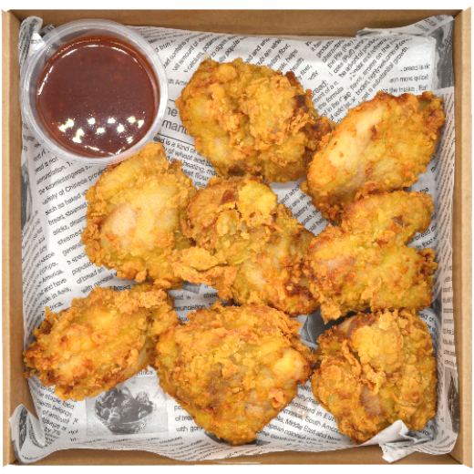 Picture of Korean Fried Boneless Chicken with Sweet Chili Sauce(8pcs)