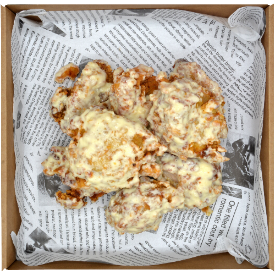 图片 Korean Fried Boneless Chicken with Creamy Onion Garlic Sauce((8pcs)