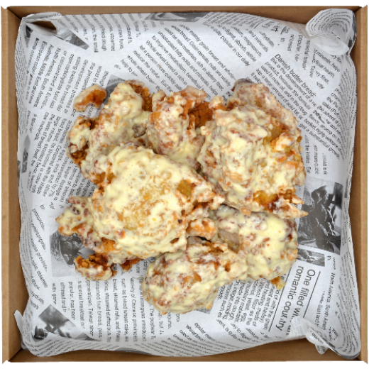 图片 Korean Fried Boneless Chicken with Creamy Onion Garlic Sauce((8pcs)
