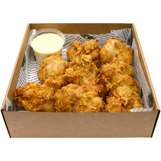 图片 Korean Fried Boneless Chicken with Creamy Onion Garlic Sauce((8pcs)