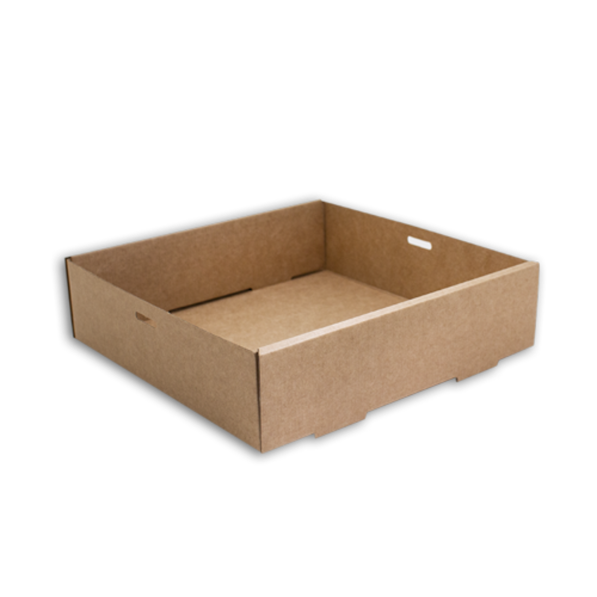 Catering Box Kraft Brown 225 x 225 x 60 mm S の画像