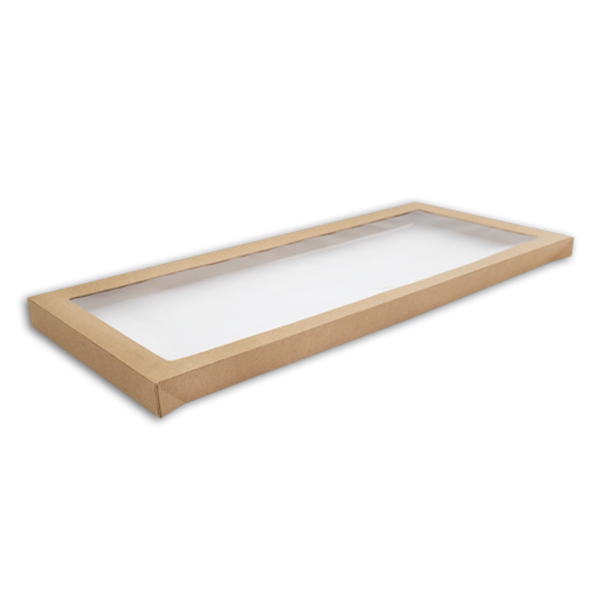 Catering Box Kraft Brown 558 x 252 x 80 mm L Lid の画像